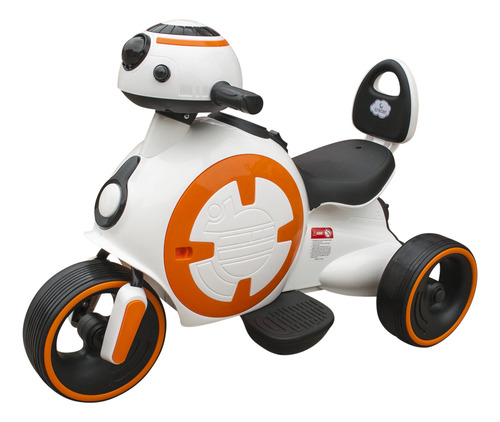 Moto Eléctrica Infantil Estilo Star Wars Con Música Y Luces