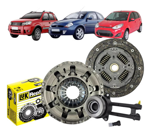 Kit Embreagem Luk Fiesta Ecosport Ka Courier Zetec 1.0 1.6