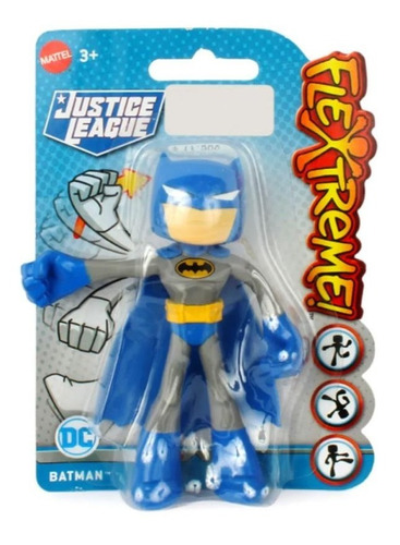 Batman Azul Dc Flextreme Justice League- 18 Cm 100% Nuevo 