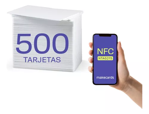 Tarjetas Nfc Ntag215 Pvc Imp Zebra Y Similares - 500 Piezas