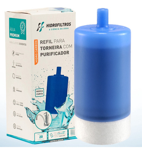 Refil Filtro Hf-40 P/ Torneira Com Purificador Bica Móvel