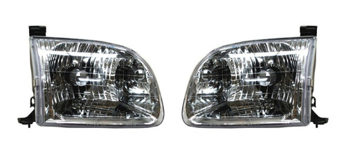 Par Faros Ty Tundra 2000-2001-2002 Cab 1/2 C/ajustes Tyc