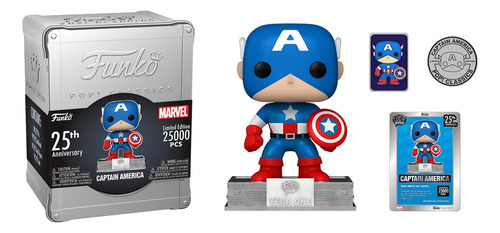 Funko Pop! Marvel Classic - Captain America #06c Caja Fuerte