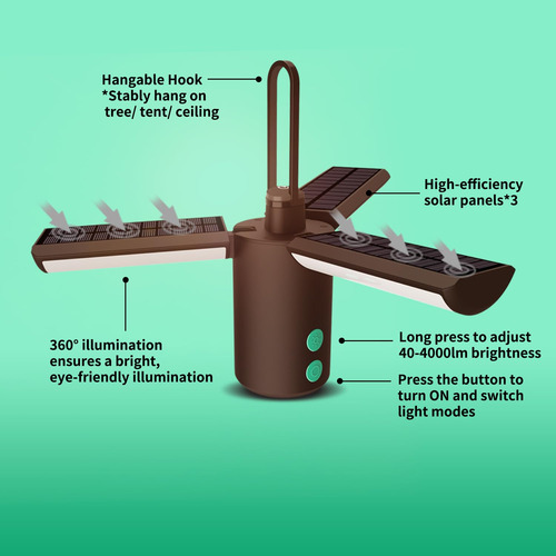 Linterna Recargable De 8000 Mah Para Campamento