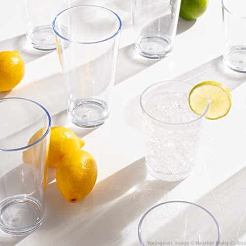 Youngever 8 Vasos De Plástico Para Bistró, Vasos De Plástico