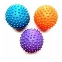 Imagen 2 de 3 de Pelota Con Pinches Inflable Para Masajes Y Estimulacion