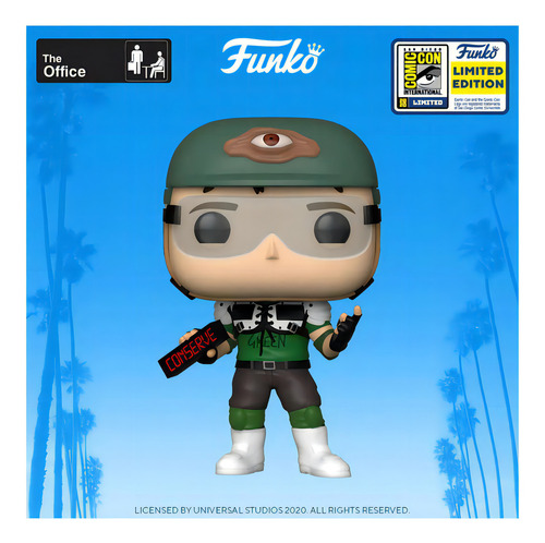 Funko Pop Dwight Schrute como Recyclops #1015 The Office