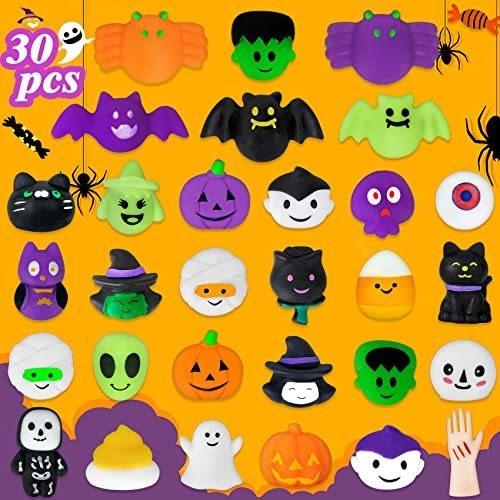 30 Pcs Halloween Mochi Squishy Toys Kawaii Squishies Jvtj7