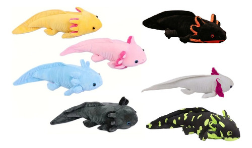 Boneco Pelúcia Axolote Axolotl Kawaii Salamandra Minecraft