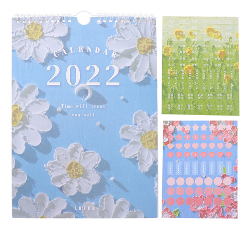 Mini Note Pads 2022, Calendario De Escritorio Con Pintura Al