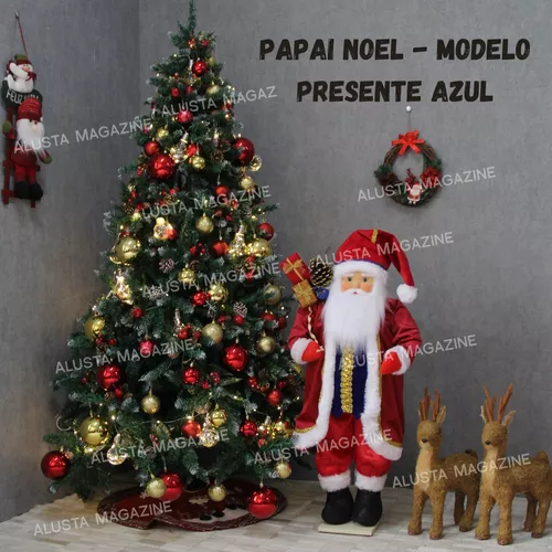 Enfeite Natal Boneco Papai Noel - Bom Preço Magazine