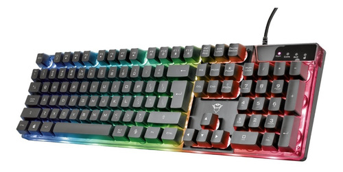 Teclado Gaming Trust Azor Gxt 835 Membrana Led