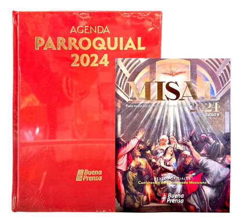 Misal Anual Buena Prensa + Agenda Parroquial 2024