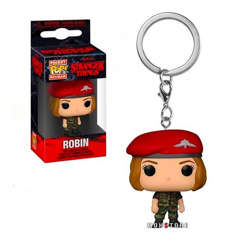 Funko Pop Keychain Robin Stranger Things 4 Vecna Llavero