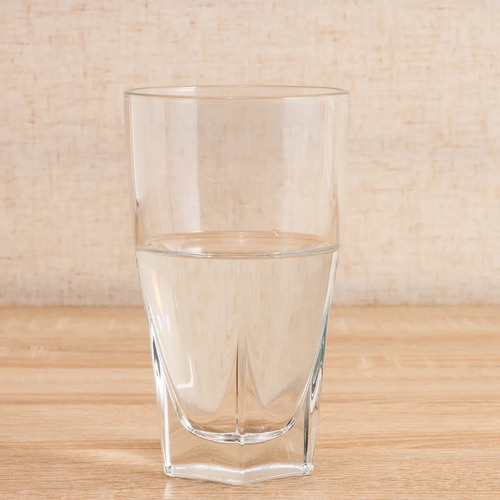 Camelot Juego De 6 Vasos De Vidrio. 420 Ml. Color Transparente