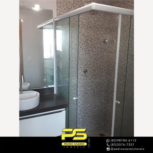 Imagem 10 de 14 de Flat Com 1 Dormitório À Venda, 38 M² Por R$ 185.000 - Intermarés - Cabedelo/pb - Fl0157