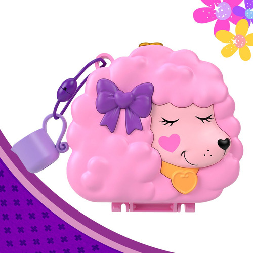 Polly Pocket Bolso Portatil 2 En 1 Y Set De Juego Mattel