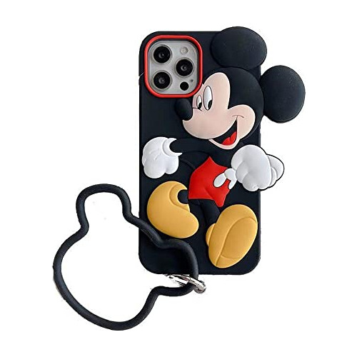 Funda Para iPhone 13 Pro Max 6.7 Pulgada 3d Cartoon Mickey M