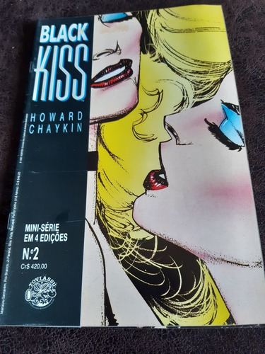 Hq Black Kiss Mini-serie Em 1 A 3 Ediçoes - Toviassu 1991 (Usado)