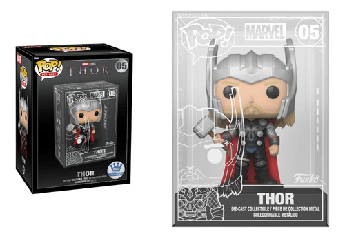 Funko Pop! Marvel Die - Cast Thor 05 Metálico Exclusivo 