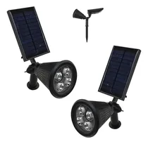 Comprar Kit 2 Reflectores Estaca Solar Led Jardin Panel Recargable