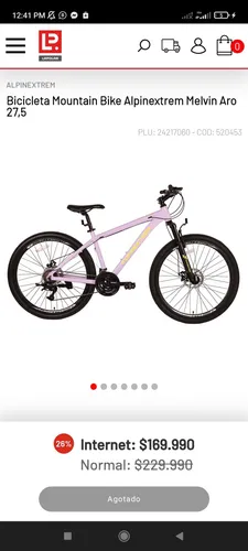 Bicicleta Alpinextrem MercadoLibre