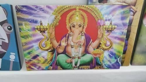 Vinilo Decorativo 40x60cm Ganesha Hinduista O Escritorio