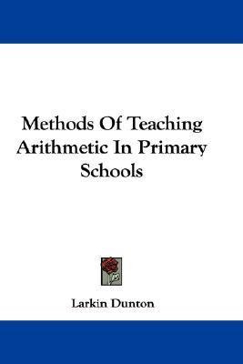 Libro Methods Of Teaching Arithmetic In Primary Schools -...