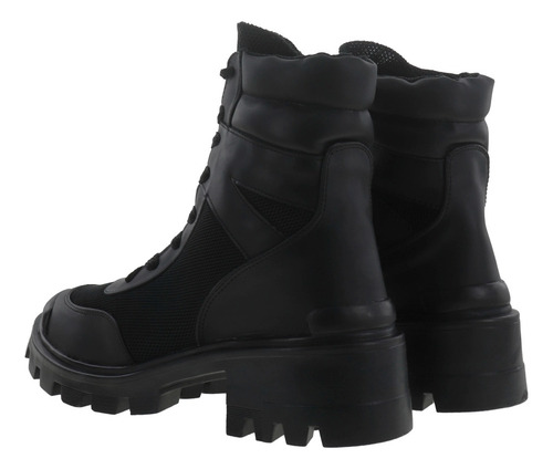 Imagen 4 de 4 de Botines Botas Para Dama De Plataforma Con Agujetas Erez