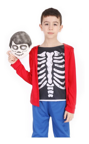 Halloween Disfraz Infantil Miguel/coco Con Máscara