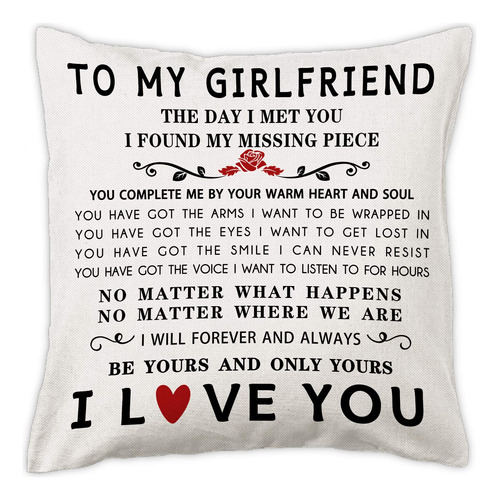 Regalo Para Novia Romantica Dia San Valentin Funda Almohada