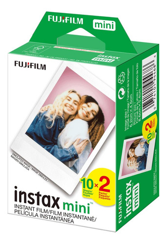 Papel Para Camara Fujifilm Instax Mini Para 20 Tomas