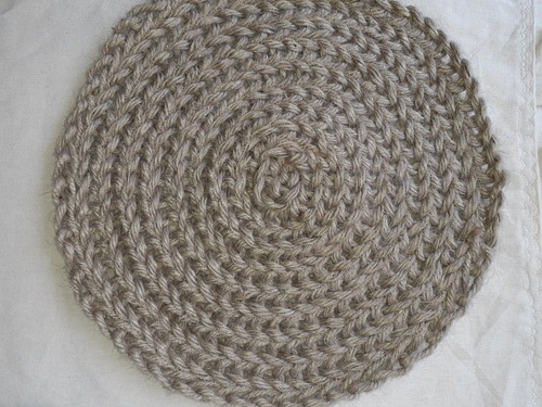 Individuales De Yute Trenzados Y A Crochet