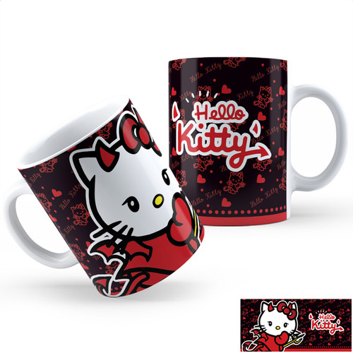 Taza Cerámica Hello Kitty Aj Calidad