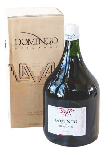 Vino Domingo Hermanos Malbec Roble Botellón