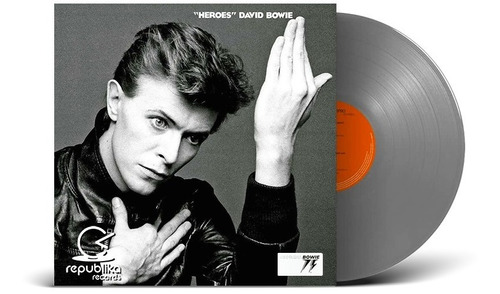 David Bowie - Heroes - Lp En Vinilo Color Gris Sellado Nuevo