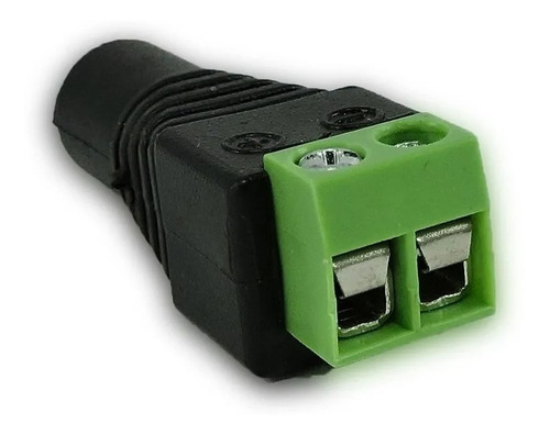 Ficha Plug Hembra Bornera Cctv X2