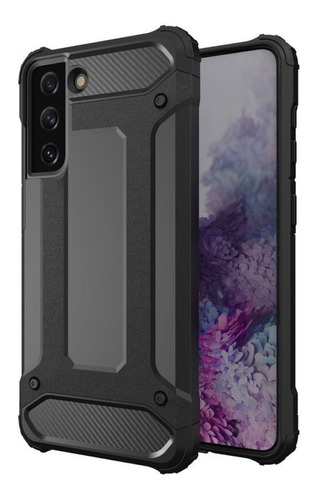 Capa Anti-impacto Hybrid Para Samsung Galaxy S21 - Preta