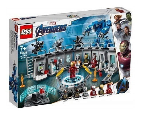 Todobloques Lego Avengers 76125 Iron Man Salón De Armaduras 