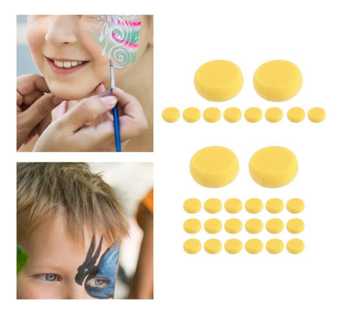 Esponjas De Pintura Facial Esponjas De Pintura 10 Piezas