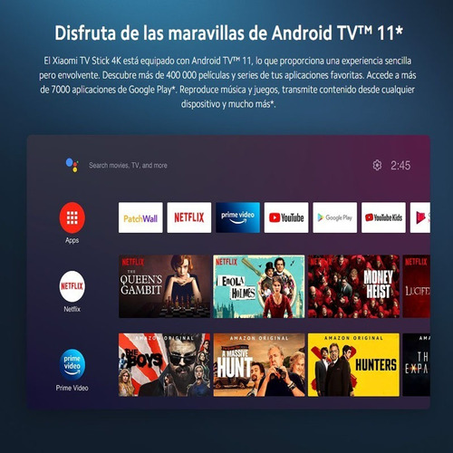 Imagen 4 de 7 de Xiaomi Mi Tv Stick 4k Android Ultra Chromecast No Mi Box S