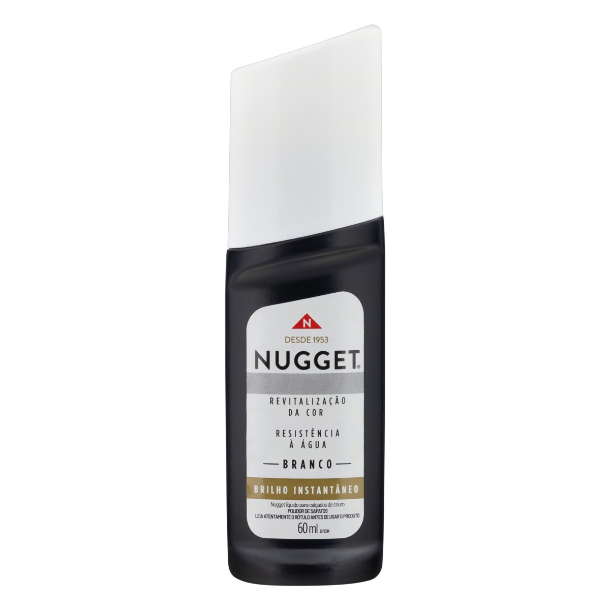 Polidor de Sapato Líquido Branco Nugget Frasco 60ml