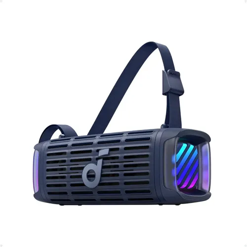Bocinas Anker Soundcore Boom 3i 50W portátiles para exteriores, BassUp 2.0, IP68 flotante y resistente al agua salada, 16h batería, Bluetooth 5.3, TWS, ideal para pesca y camping,Color Azul