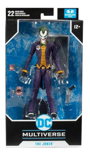 The Joker Batman Asylum Videogame Dc Multiverse Mcfarlane