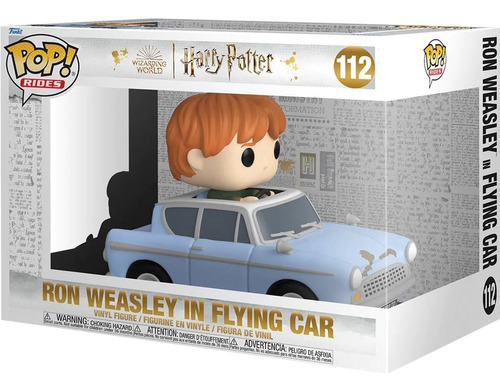 Funko Pop Ride Harry Potter - Ron Weasley In Flying Car #112