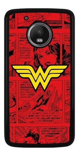 Funda Protector Para Motorola Moto Wonder Woman Dc 01