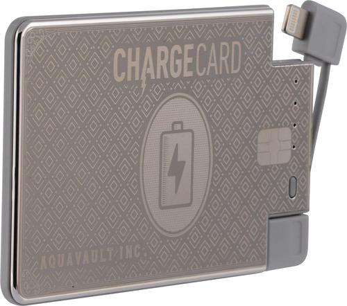 Cargador Portatil Chargecard 2300 Mah/platinado