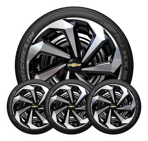 comprar Jogo 4 Calotas Aro 13 Spider Gm Celta Meriva Agile Cruze