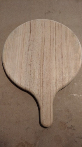 Imagen 3 de 8 de Platos De Madera Con Mango Para Pizzas