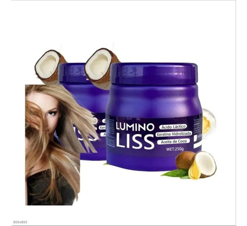 Lumino Liss Alisado, Luminolis Formol, Alaciado, Keratina X2